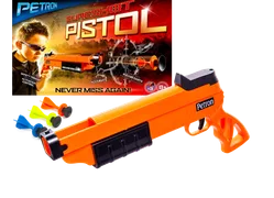 SURESHOT KINDER-Pistole (pump action!)+ 3 Darts,AB 8 JAHRE! - Bild 4