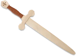 Templer-Schwert, Birke, m. Wickelung., 63cm (2023 Design) - Bild 1