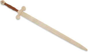 Zweihand-Schwert Templer, Birke, m. Wickelung., 100cm - Bild 1