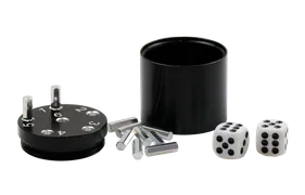 SUPER SIX "Travel" Alu, Schwarz Premium, 5+Ø5cm, Reisespiel - Bild 7