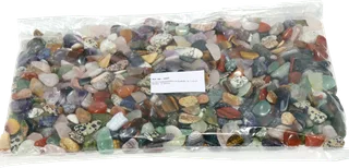 Echte Halbedelsteine A-Qualität, ca 1.000 g (1 kg) im Beutel, 15-35mm - Bild 4