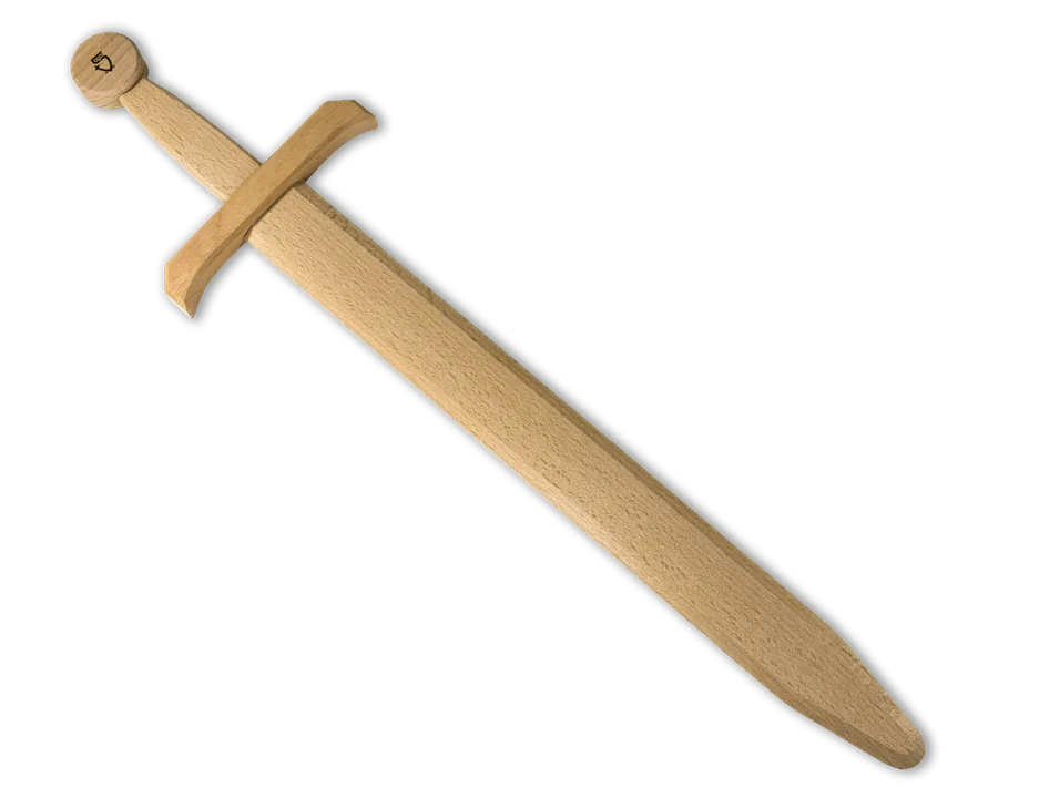 Schwert Edler Ritter, Buche massiv, ungeölt/natur, Premium - Bild 1