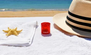 SUPER SIX "Travel" aus ABS - Rot, 5cm + Ø 5cm, Reisespiel - Bild 3