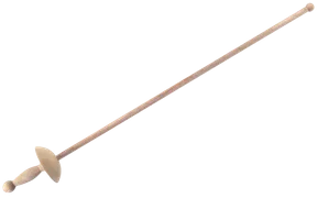 Glocken Degen Buche gedrechselter Griff, ca. 77cm, geölt - Bild 4