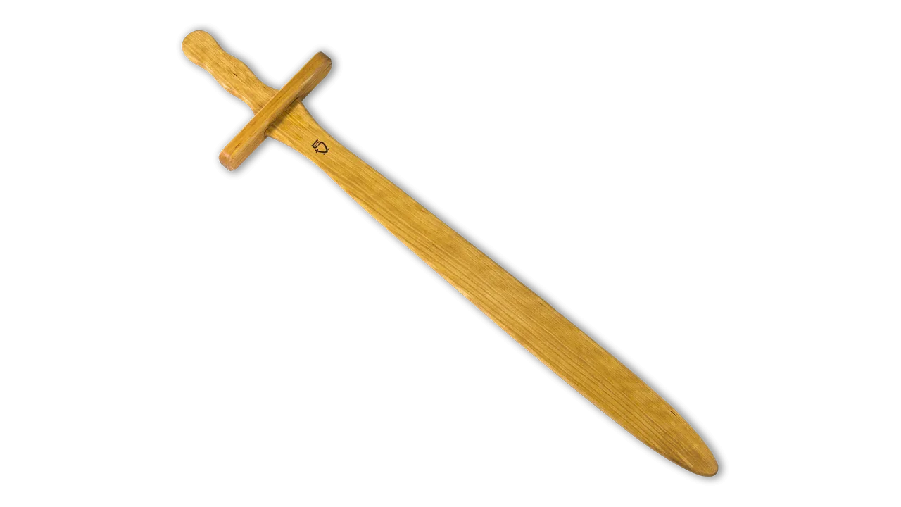 Schwert Knappe, Birke, geölt, ca. 55 cm - Bild 1