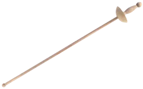 Glocken Degen Buche gedrechselter Griff, ca. 77cm, geölt - Bild 3