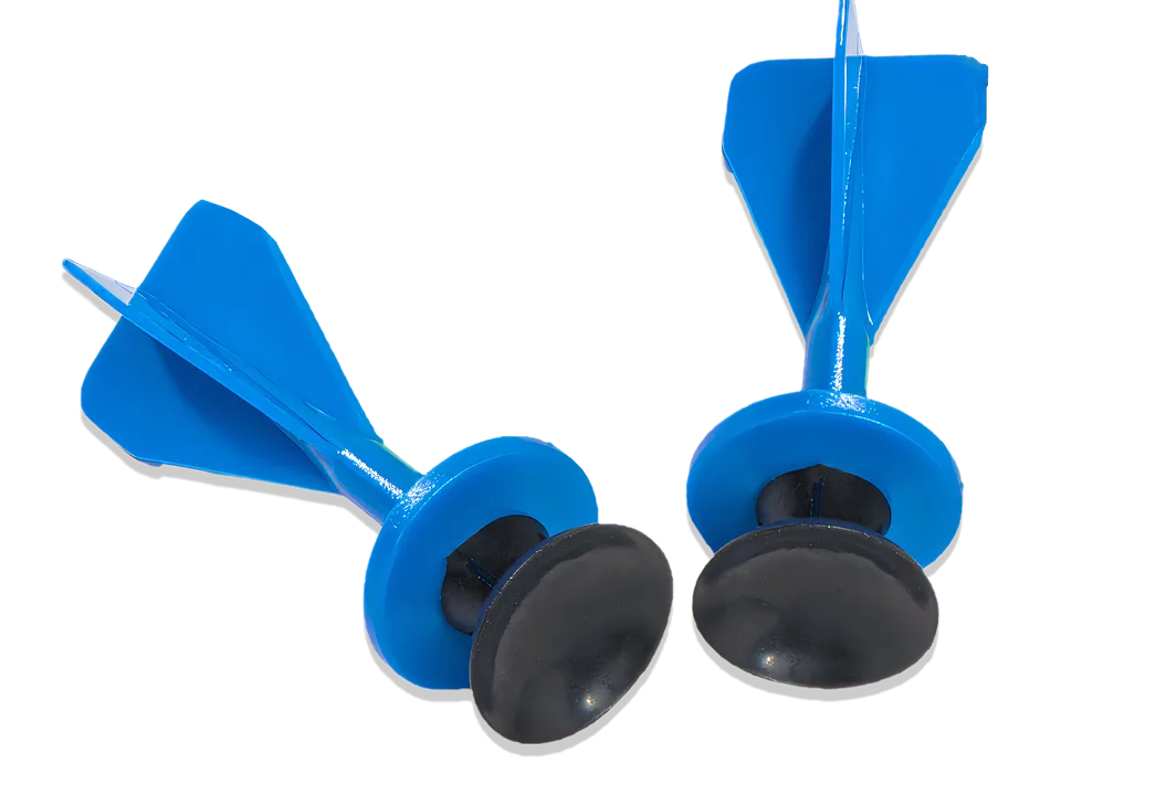 Sicherheits-Saugnapf-Dart für Armbrüste, BLAU, lose/einzeln