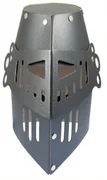Ritterhelm schwarz, stabiler Karton - Bild 4