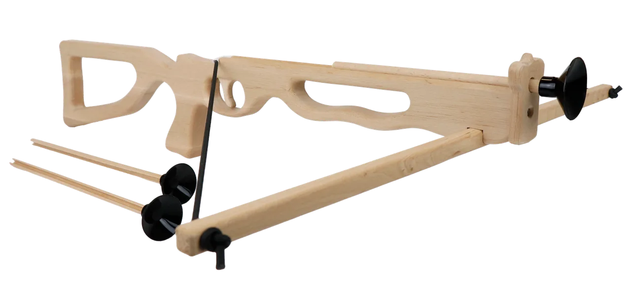 Kinder-Armbrust 'Wettkampf', Erlenholz, +3x Pfeile 1215 - Bild 1