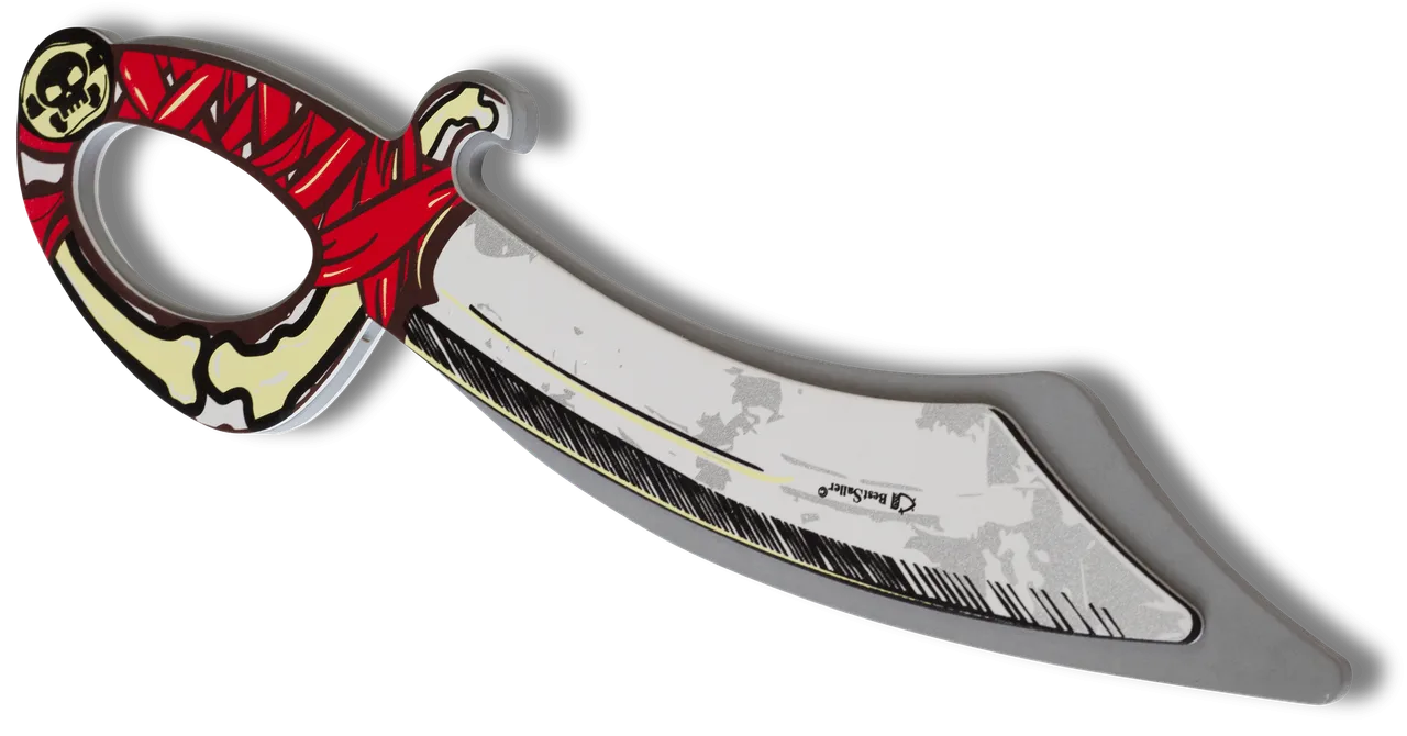 Piratensäbel "Bones", mit Totenkopf, BestSaller EVA Premium - Bild 1