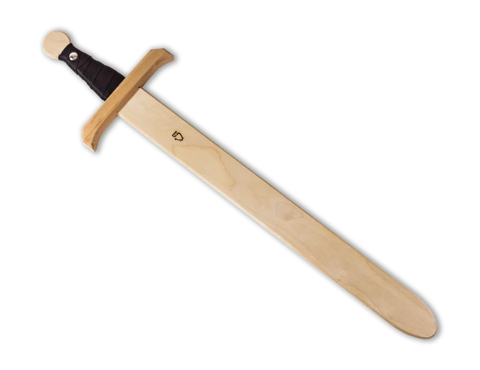 Schwert Junker, Birke, schwarze Wickelung, Ungeölt, 58cm - Bild 1