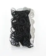 300 Stück + 12 S-Clips Elastiplay-Bänder schwarz