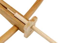 Kinder-Handarmbrust, Erlenholz, geölt, +3 Armbrustbolzen mit Saugnapf 1247 - Bild 6