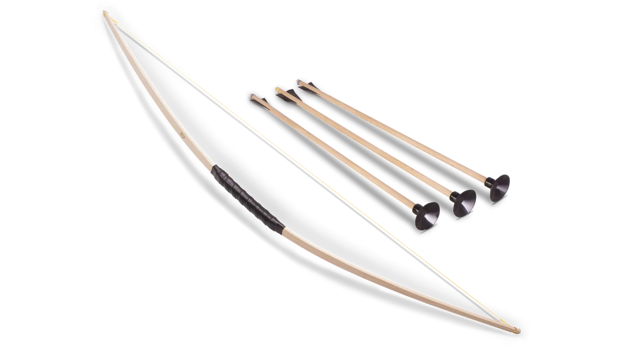 Kinder-Bogen aus Eschenholz  ca.114cm +3x 1202 Pfeile - Bild 1