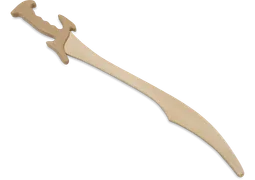 Langschwert 'Kumane' Holz, 66 cm, natur - Bild 2