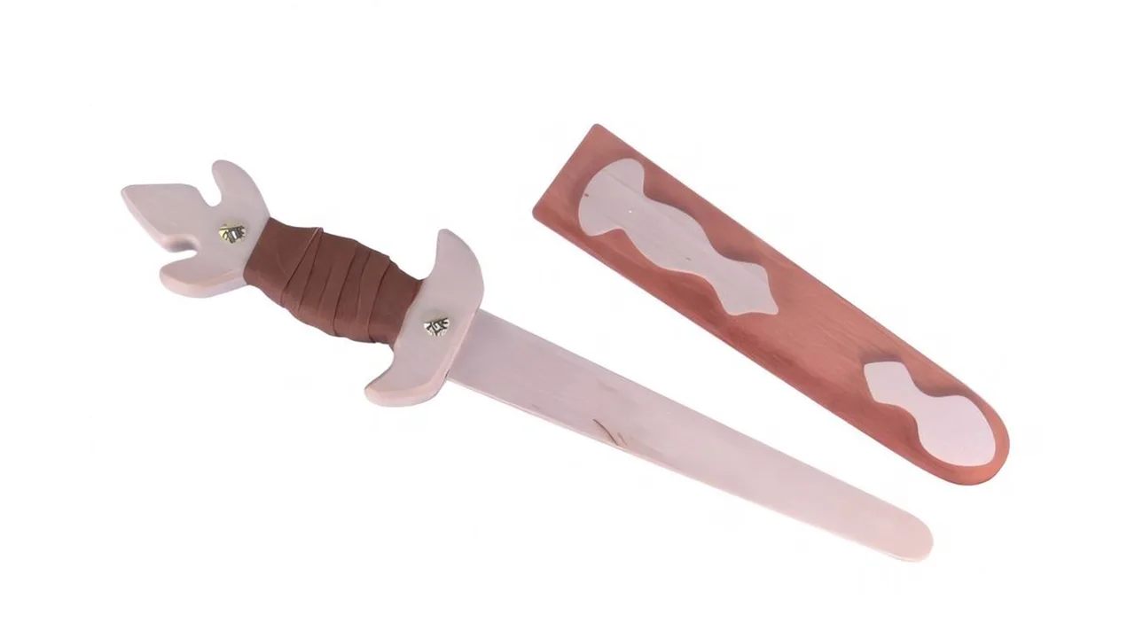 Kronen-Dolch Birke, m. Holzhülle, 38cm