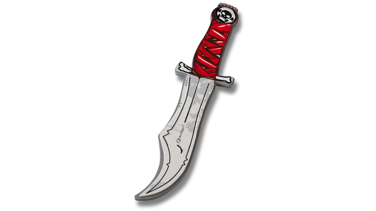Piraten-Messer "Bones" mit Totenkopf, BestSaller EVA Premium - Bild 1