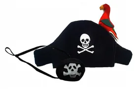 Piraten-Hut mit Papagei - Bild 3