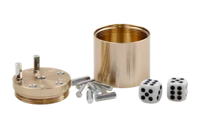 SUPER SIX "Travel" Alu, Gold, Premium, 5+Ø5cm, Reisespiel - Bild 7