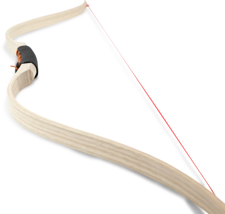 Kinder-Hunnen-Bogen 120cm Kunstlederwickelung ohne Pfeile (empf. 50cm) - Bild 1
