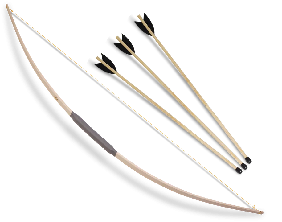 Sport-Bogen Esche,120cm +3x1253, 50cm Pfropfen-Pfeil - Bild 1