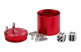 SUPER SIX "Travel" Alu, Rot Premium, 5+Ø5cm, Reisespiel - Bild 7