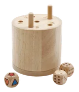 SUPER SIX "Family" HOLZ, 10+Ø10cm, Beidseitig bespielbar! - Bild 2