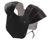 Brustpanzer schwarz, stab. Karton mont.