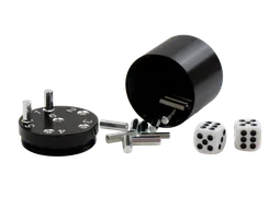 SUPER SIX "Travel" Alu, Schwarz Premium, 5+Ø5cm, Reisespiel - Bild 2