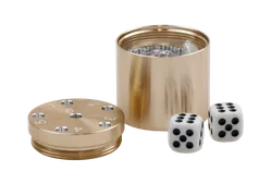 SUPER SIX "Travel" Alu, Gold, Premium, 5+Ø5cm, Reisespiel - Bild 5