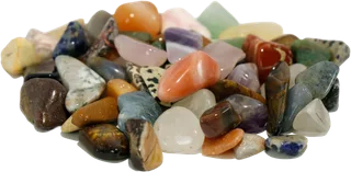 Echte Halbedelsteine A-Qualität, ca 150 g im Beutel, 15-35mm - Bild 2