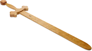 Schwert Edelmann, Birke, geölt, ca. 56 cm - Bild 4