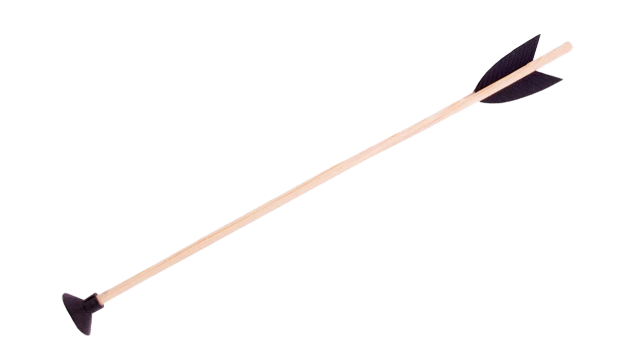 Pfeil 40cm, mit Saugnapf, für Bogen bis 100cm - Bild 1