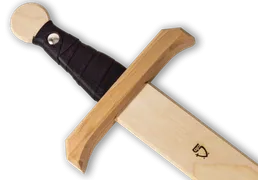 Schwert Junker, Birke, schwarze Wickelung, Ungeölt, 58cm - Bild 2