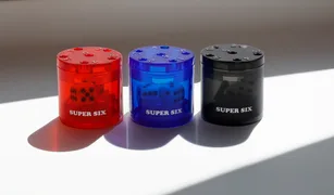 SUPER SIX 3er-SET "Travel" aus ABS - Rot, Blau & Schwarz, 5cm+ Ø 5cm, Reisespiel - Bild 11