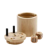 SUPER SIX "Travel" aus HOLZ, 5cm+ Ø 5cm, Premium, Reisespiel - Bild 10