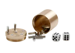 SUPER SIX "Travel" Alu, Gold, Premium, 5+Ø5cm, Reisespiel - Bild 2