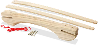 Reise-Bogen, 80cm, +3 Pfeile, +4 Sechsrundschrauben - Bild 5