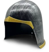 Kinder-Beckenhaube, Kunststoff, Titan/Gold - Bild 1