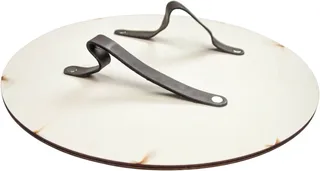 RÖMER-/Hopliten-Schild, Holz bunt, Ø 40cm, Doppelledergriffe - Bild 3