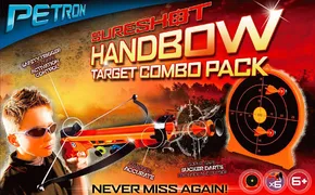SURESHOT Combo Pack: KINDER-Hand-Armbrust & Zielscheibe - Bild 2