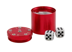 SUPER SIX "Travel" Alu, Rot Premium, 5+Ø5cm, Reisespiel - Bild 5