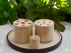 SUPER SIX "Family" HOLZ, 10+Ø10cm, Beidseitig bespielbar! - Bild 9