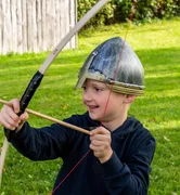 Ritterhelm Bogenschütze, Kunststoff - Bild 2