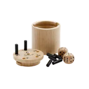 SUPER SIX "Travel" aus HOLZ, 5cm+ Ø 5cm, Premium, Reisespiel - Bild 4