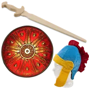 Römerschwert 'Aurelius', 55cm natur - Bild 6