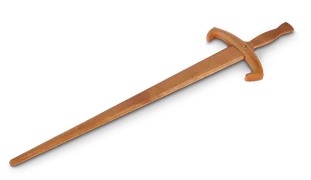 Zauberschwert Merlin,  Birke, 75cm, geölt - Bild 3