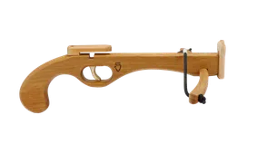 Kinder-Handarmbrust, Erlenholz, geölt, +3 Armbrustbolzen mit Saugnapf 1247 - Bild 4