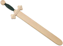 Schwert Edelmann Set, 56cm natur m. grüner Wickelung - Bild 4