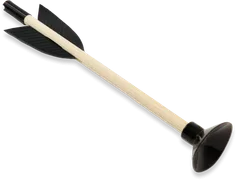 Pfeil m. Saugnapf, ca.18cm, für Armbrust klein 1211 + 12129 - Bild 1